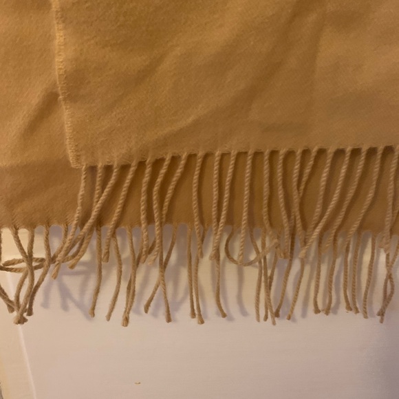 Cashmere scarf camel - Picture 2 of 3